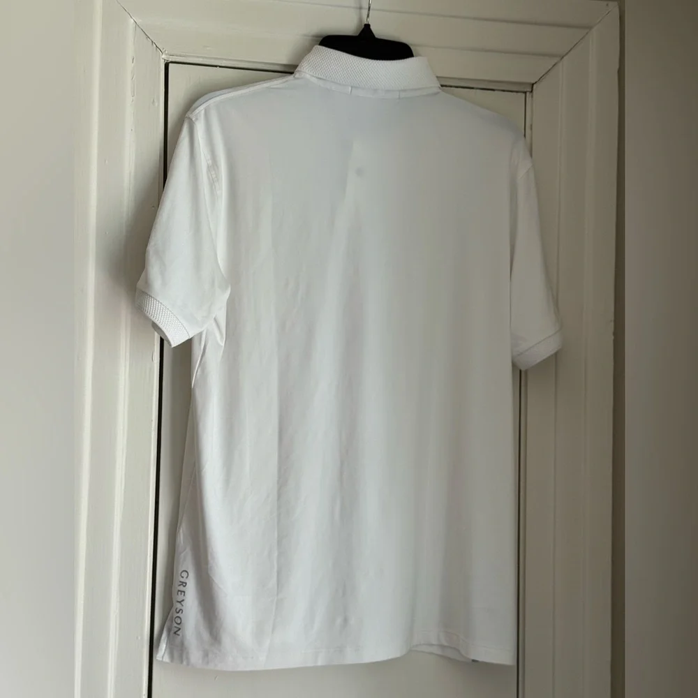 NWT Greyson men’s Cayuse Sport Polo in Arctic - Picture 5 of 13
